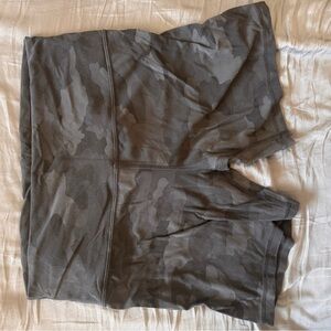 Gray Camouflage Shorts